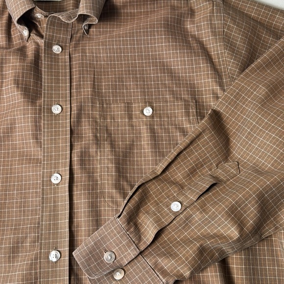 Orvis cotton long‎ sleeve button down - Picture 4 of 8